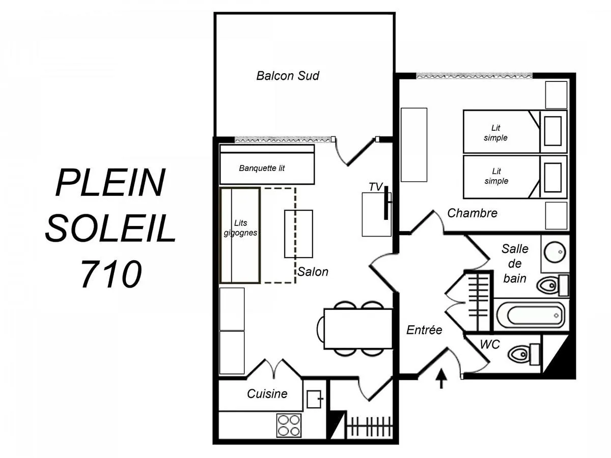 Apartment Appartement Confortable Avec Balcon Sud, Non-Fumeur, Wifi Gratuit - Fr-1-182-153 Meribel